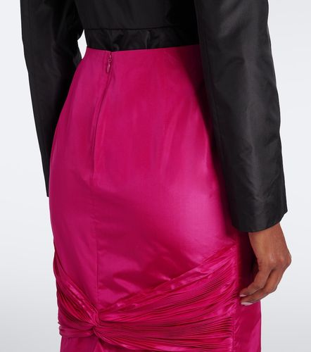 Falda midi de tafetán de seda - Valentino - Modalova