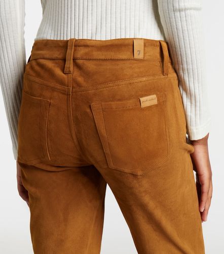 Pantaloni Dojo in suede flared - 7 For All Mankind - Modalova