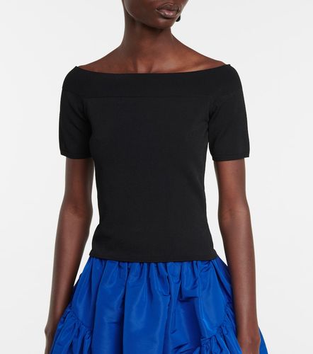 McQueen Top con scollo bardot - McQueen - Modalova