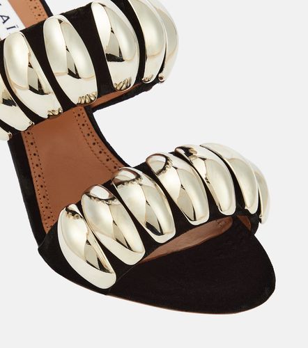 Tribale embellished suede mules - Alaia - Modalova