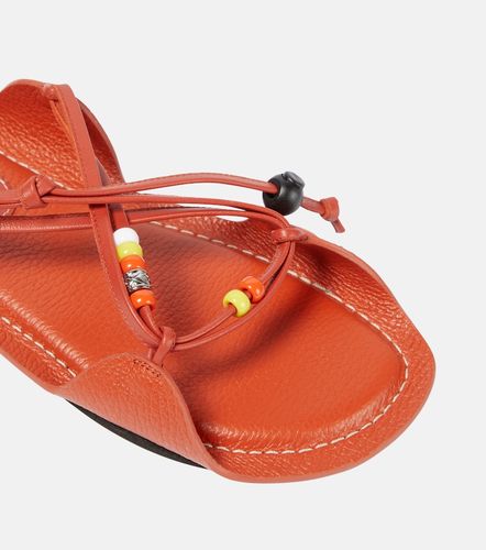 X No Vacancy Inn beaded leather sandals - Marni - Modalova