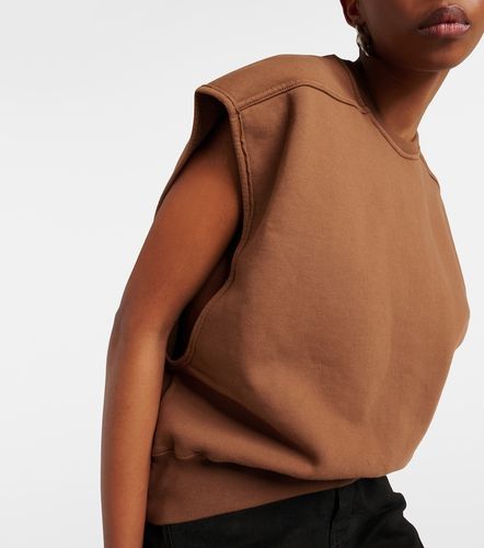 Oversized cotton jersey top - Rick Owens - Modalova