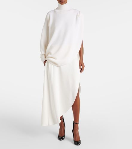 Alaia Asymmetric caped wool sweater - Alaia - Modalova