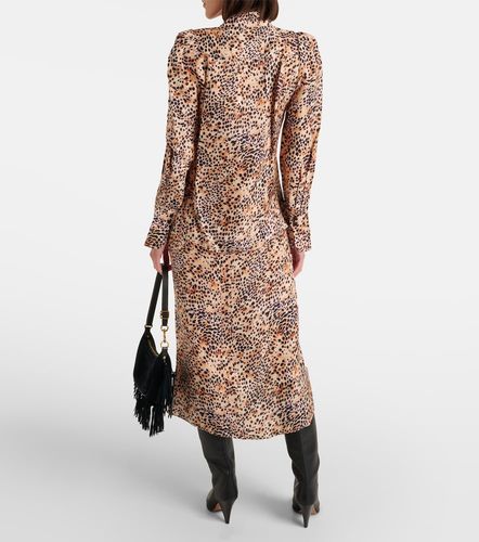 Lamia leopard-print ruffled blouse - Isabel Marant - Modalova