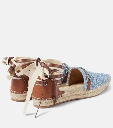 Gaia denim boucle espadrilles - Stella McCartney - Modalova