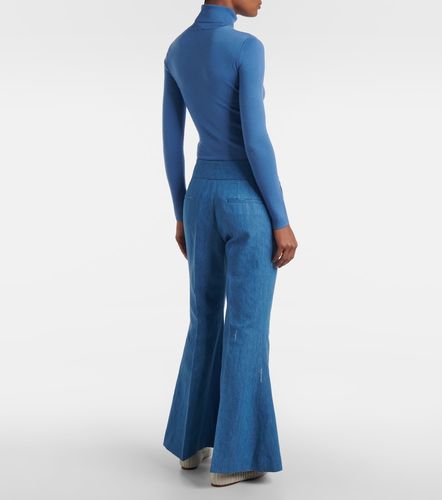 Pantaloni flared Marsh in cotone e lino - Gabriela Hearst - Modalova