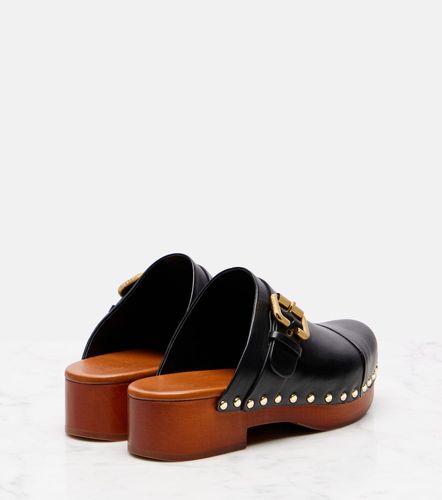 Chloé Verzierte Clogs Jeannette aus Leder - Chloe - Modalova
