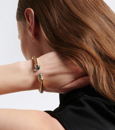 Bracciale Classic Cablespira® in 18kt con topazi e diamanti - David Yurman - Modalova