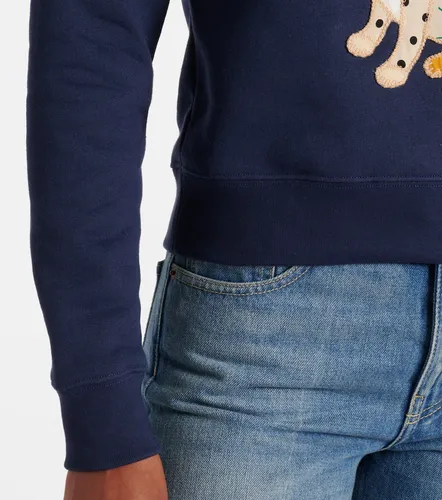 Sudadera de jersey de algodón bordada - Valentino - Modalova