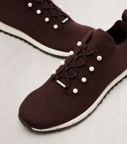 Veles embellished cashmere sneakers - Jimmy Choo - Modalova