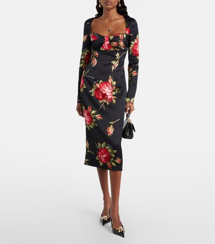 Dolce&Gabbana Bedrucktes Midikleid - Dolce&Gabbana - Modalova
