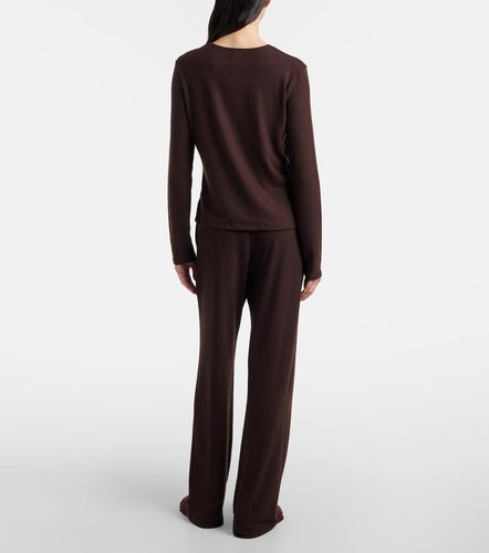 Leset Lauren jersey wide-leg pants - Leset - Modalova