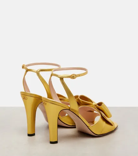 Bowow 95 metallic leather sandals - Valentino Garavani - Modalova
