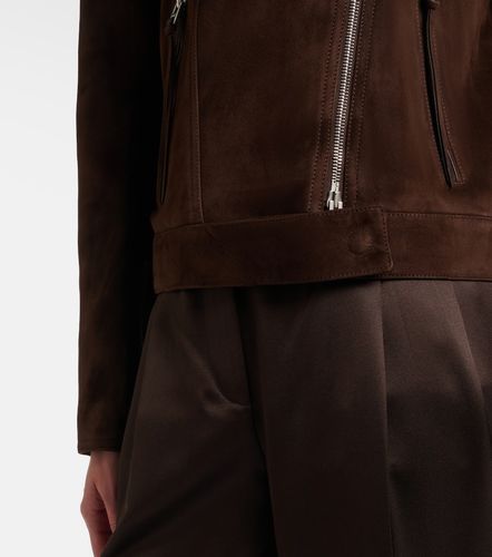 Tom Ford Giacca biker in camoscio - Tom Ford - Modalova