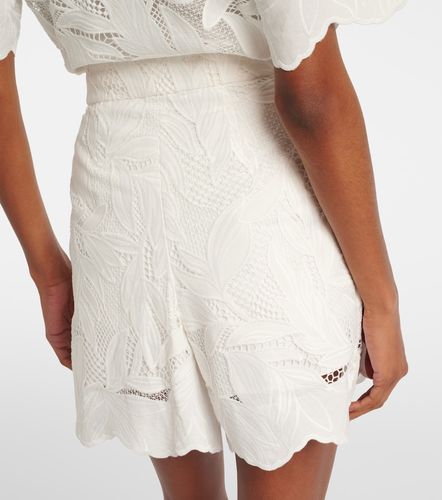 Erdem Shorts in mesh con ricamo - Erdem - Modalova