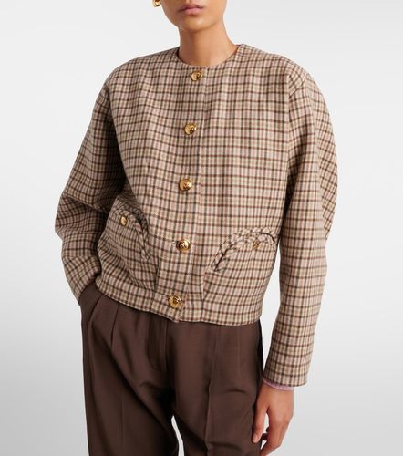 Altai checked wool and cashmere jacket - Blaze Milano - Modalova