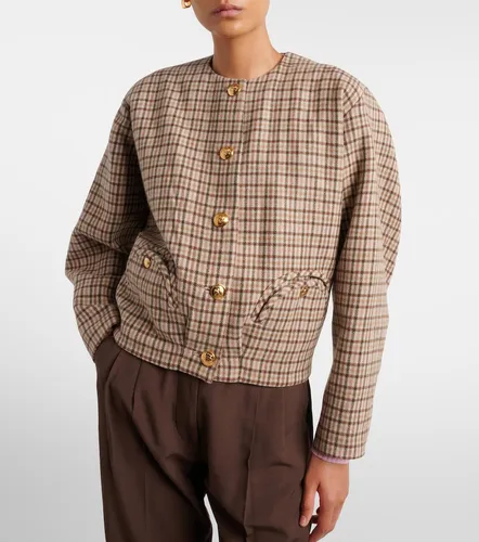 Altai checked wool and cashmere jacket - Blaze Milano - Modalova