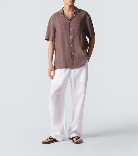 Fedeli Camicia bowling in lino - Fedeli - Modalova