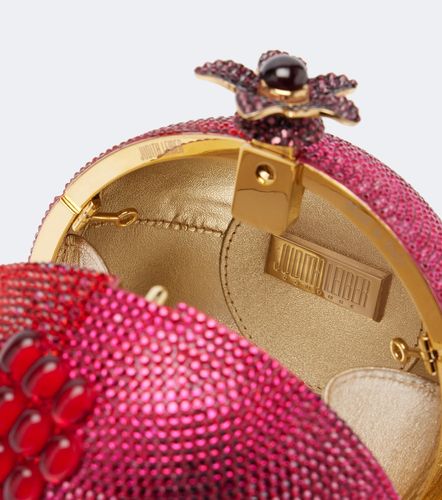 Clutch Pomegranate con cristalli - Judith Leiber Couture - Modalova