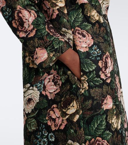 Floral jacquard coat - Dries Van Noten - Modalova