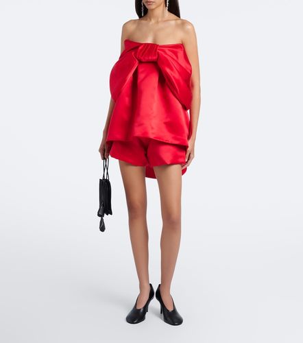 Simone Rocha Bow-detail satin top - Simone Rocha - Modalova