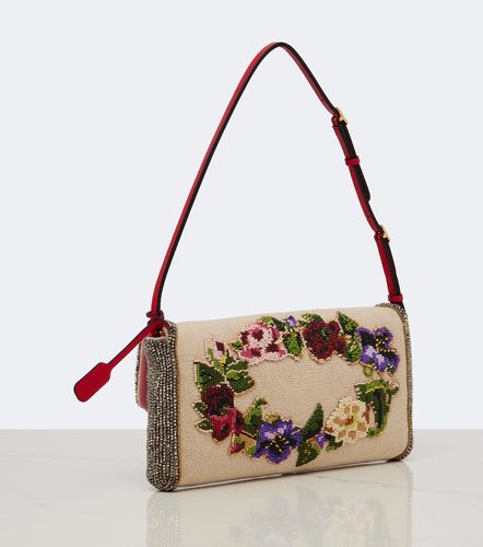 Borsa a spalla DeVain Small con perline - Valentino Garavani - Modalova