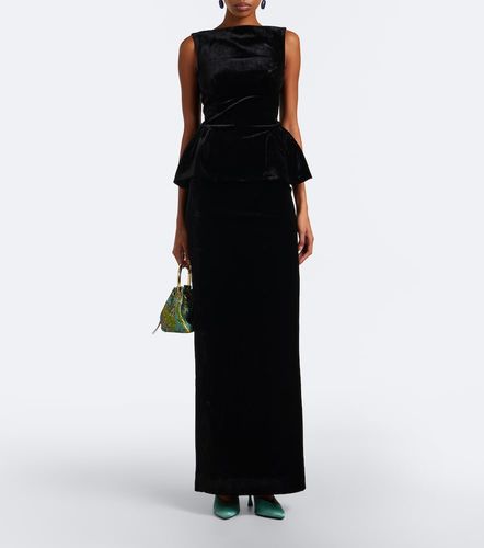 Roland Mouret Peplum velvet top - Roland Mouret - Modalova
