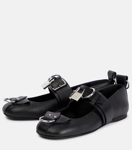 Lock leather ballet flats - JW Anderson - Modalova