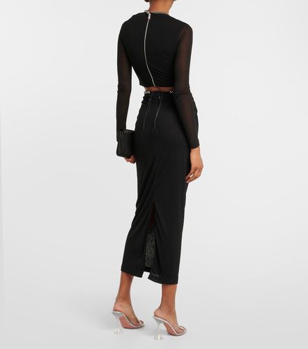 Gonna midi in jersey con cut-out - Dion Lee - Modalova