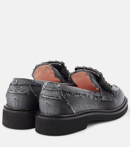 Mocasines Viv' Rangers de denim adornados - Roger Vivier - Modalova