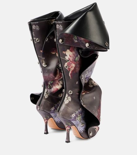 Snap 100 floral leather knee-high boots - Y/Project - Modalova