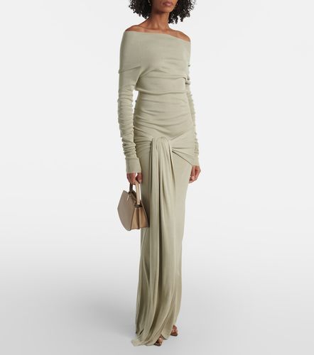 Kora off-shoulder silk-blend maxi dress - Aya Muse - Modalova