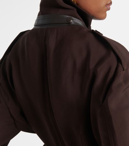 Leather-trimmed field jacket - Tom Ford - Modalova