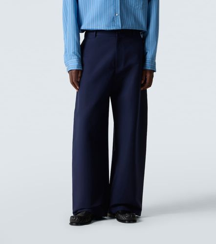 Pantalones anchos de satén de algodón - Acne Studios - Modalova