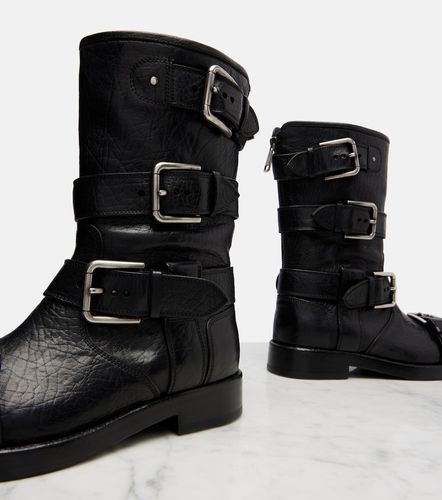 Dolce&Gabbana Leather biker boots - Dolce&Gabbana - Modalova