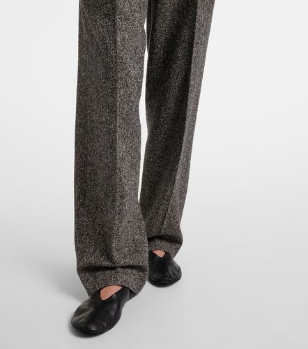 Pantaloni Virgil in tweed di seta, lana e cotone - The Row - Modalova