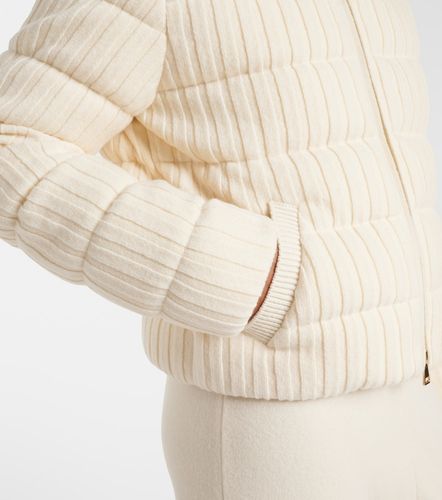 Wool and cashmere down jacket - Moncler - Modalova