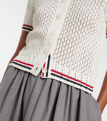 Thom Browne Top Pointelle in cotone - Thom Browne - Modalova