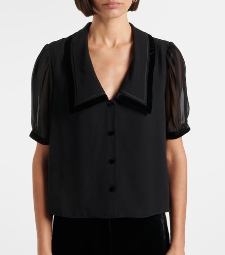 Bluse Sailor aus Seide mit Samt - Frame - Modalova
