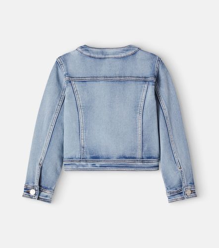 Monnalisa Chaqueta de denim bordada - Monnalisa - Modalova