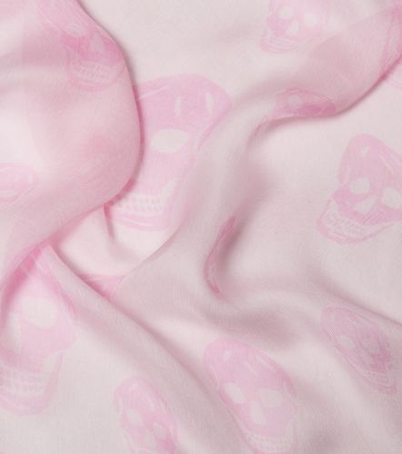 McQueen Skull silk scarf - McQueen - Modalova