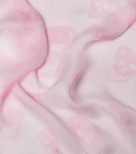 McQueen Skull silk scarf - McQueen - Modalova