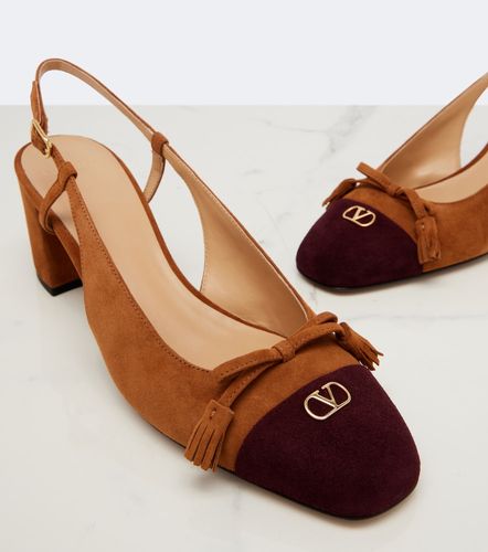 Valet Du Roi suede slingback pumps - Valentino Garavani - Modalova