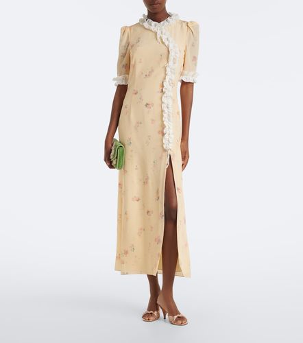 Alessandra Rich Midikleid aus Seide - Alessandra Rich - Modalova