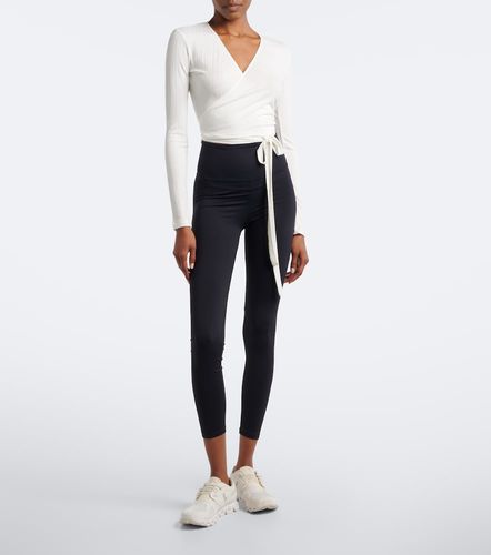 Norba Ribbed-knit wrap top - Norba - Modalova