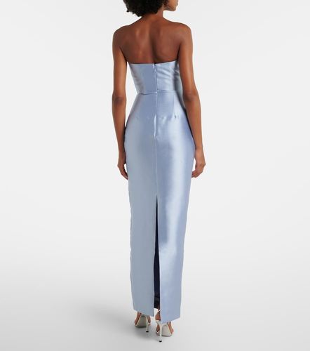 Vestido bustier Ingrid de satén drapeado - Solace London - Modalova