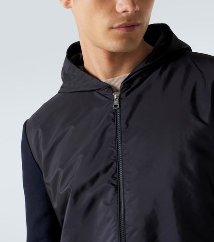 Giacca Tricot in misto cotone con cappuccio - Moncler - Modalova