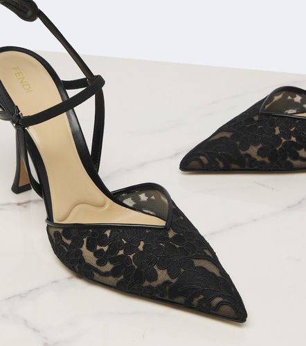 Slingback-Pumps Colibrì aus Spitze - Fendi - Modalova