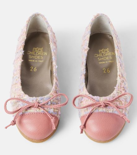 PèPè Bailarinas de bouclé con piel - PePe - Modalova