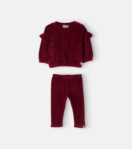 Bebé - Set de sudadera y pantalones de terciopelo en mezcla de algodón - Cozmo - Modalova